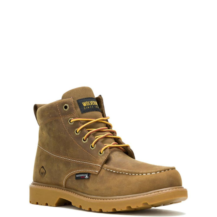 Wolverine® Men's Waterproof Floorhand Moc Soft Toe 6” Work Boot