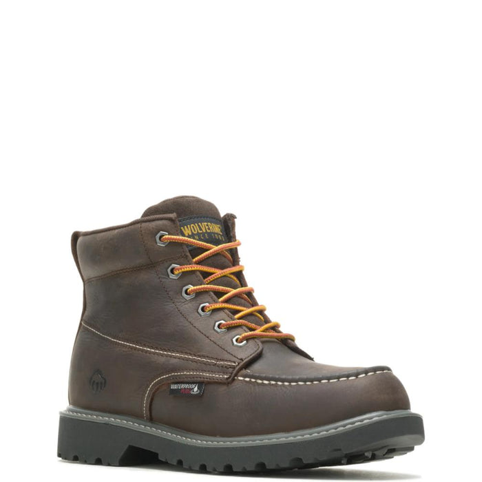 Wolverine® Men's Waterproof Floorhand Moc Soft Toe 6” Work Boot
