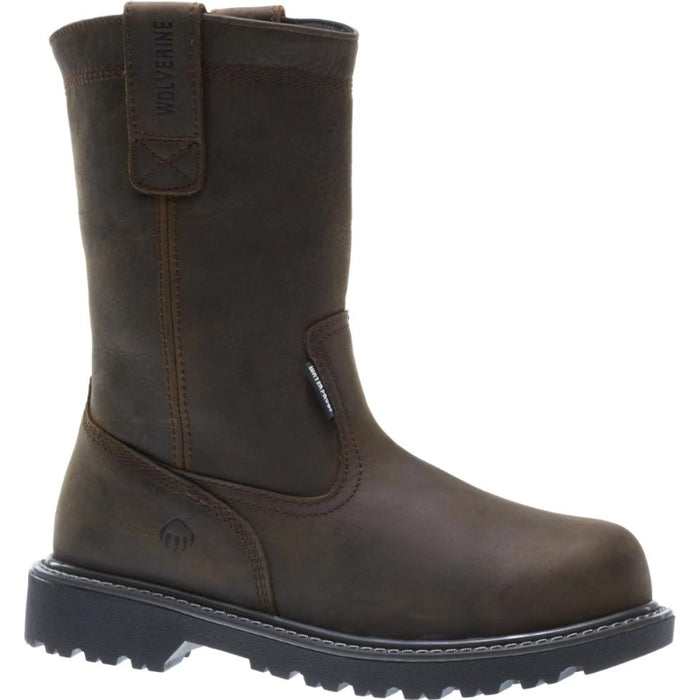 Wolverine® Men's Waterproof Floorhand Steel Toe Wellington Boots - Dark Brown - W10680