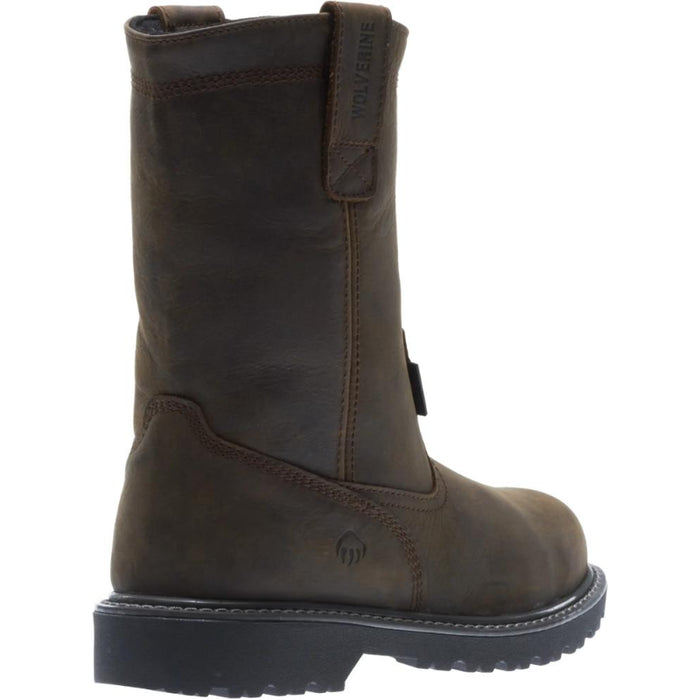 Wolverine® Men's Waterproof Floorhand Steel Toe Wellington Boots - Dark Brown - W10680