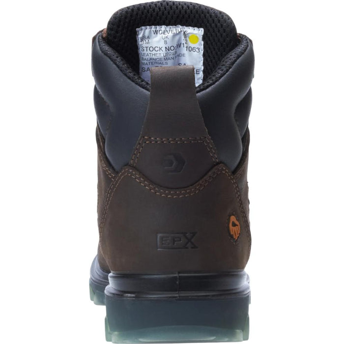 Wolverine® Men's Waterproof I-90 BOA® Composite Toe 6" Boots - Coffee Bean - W191063