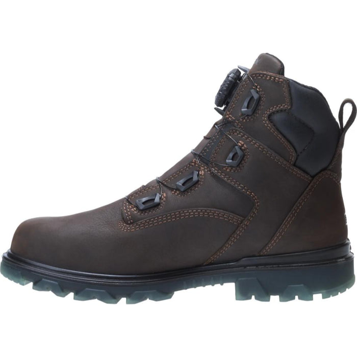 Wolverine® Men's Waterproof I-90 BOA® Composite Toe 6" Boots - Coffee Bean - W191063