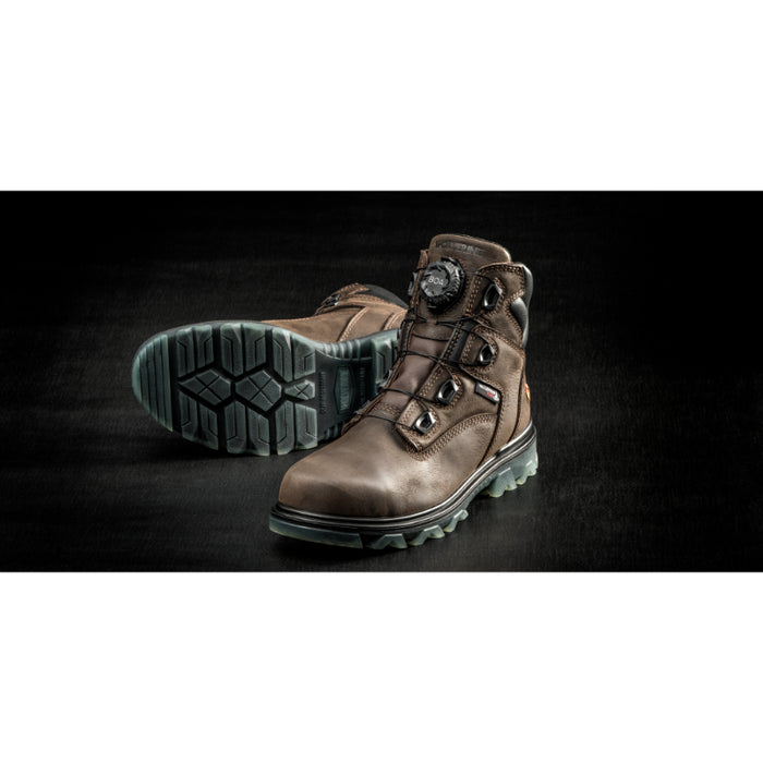 Wolverine® Men's Waterproof I-90 BOA® Composite Toe 6" Boots - Coffee Bean - W191063