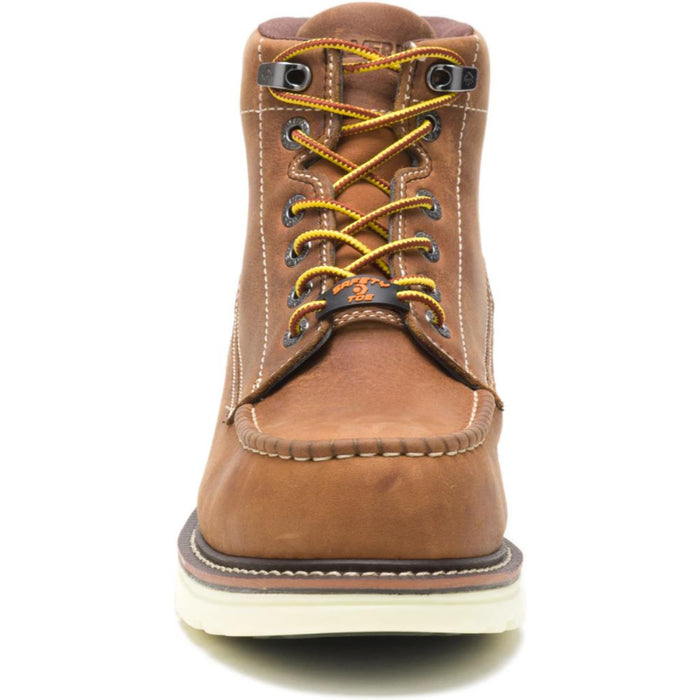 Wolverine® Men's Waterproof I-90 DuraShocks® Composite Toe 6" Wedge MOC Boots - Tan - W201097