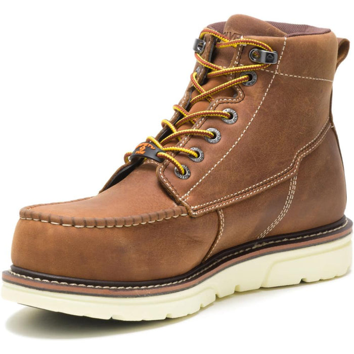 Wolverine® Men's Waterproof I-90 DuraShocks® Composite Toe 6" Wedge MOC Boots - Tan - W201097