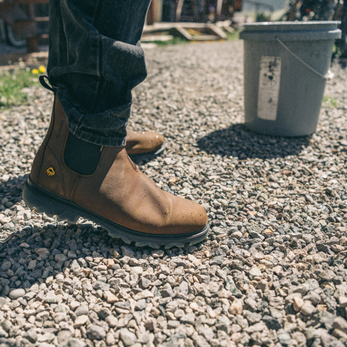 Wolverine® Men's Waterproof I-90 Romeo Soft Toe Chelsea Boots - Sudan Brown - W10790