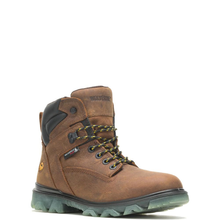 Wolverine® Men's Waterproof I-90 Soft Toe 6" Boots - Sudan Brown - W10784