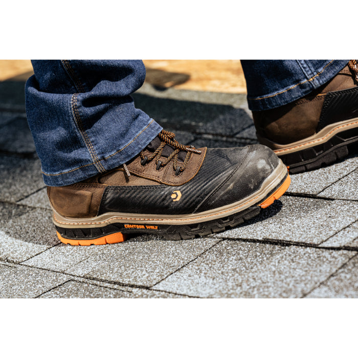 Wolverine® Men's Waterproof Overpass Composite Toe 6" Boots - Summer Brown - W10717