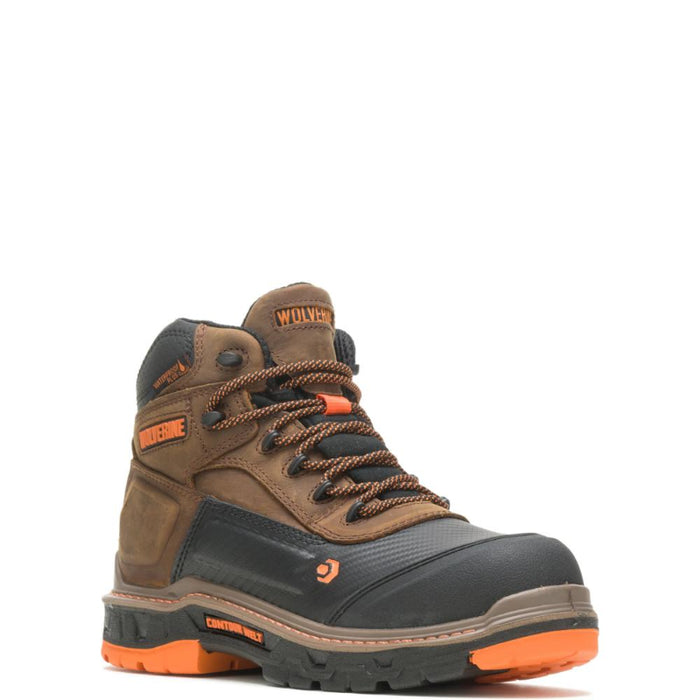 Wolverine® Men's Waterproof Overpass Composite Toe 6" Boots - Summer Brown - W10717