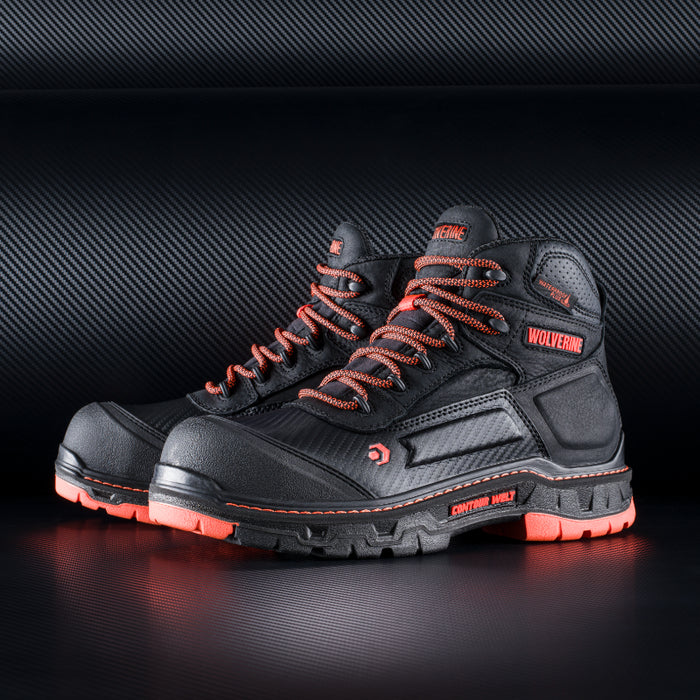 Wolverine® Men's Waterproof Overpass Composite Toe Electric Hazard 6" Boots