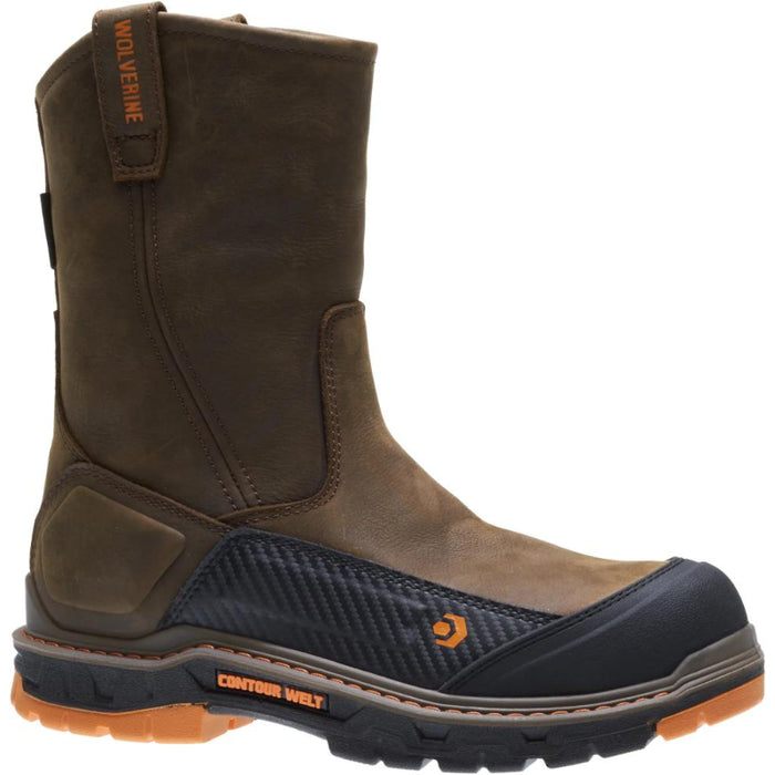 Wolverine® Men's Waterproof Overpass Composite Toe Wellington Boots - Summer Brown - W10708