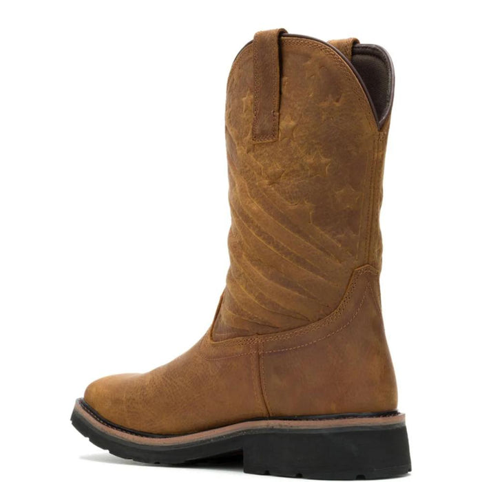 Wolverine® Men's Waterproof Rancher Flag Soft Toe Wellington Boots - Sudan Brown - W240056