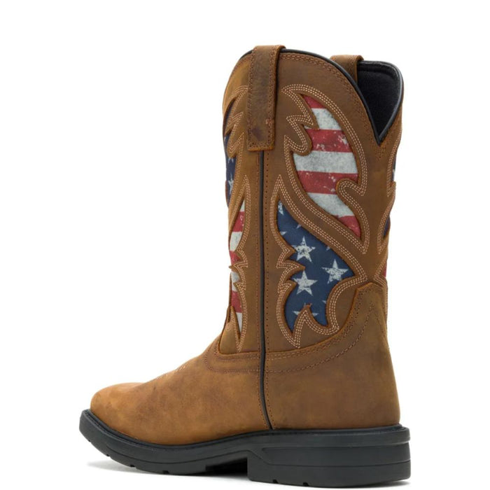 Wolverine® Men's Waterproof Rancher Flag Steel Toe Wellington Boots - Brown - W241181