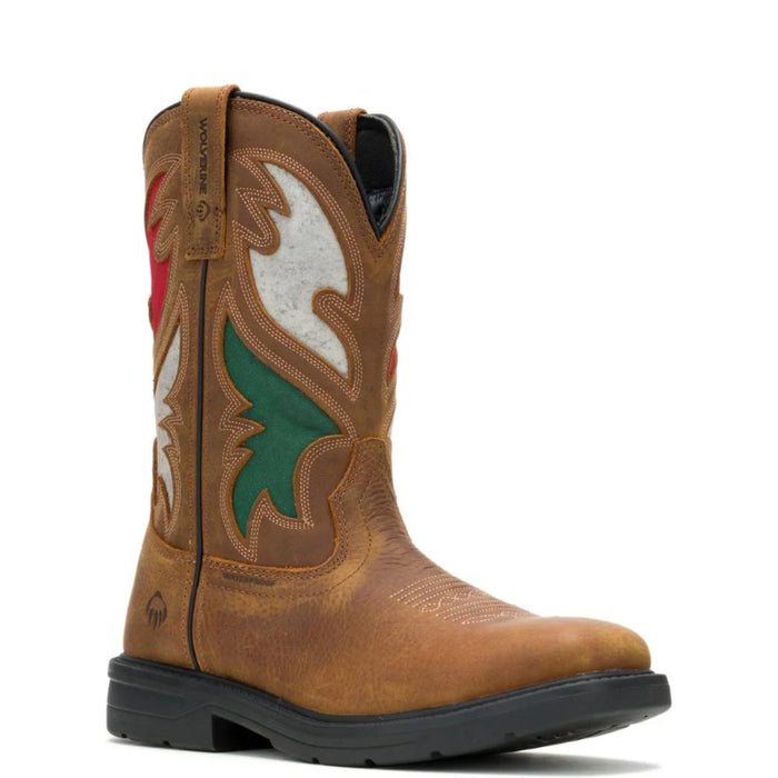 Wolverine® Men's Waterproof Rancher Flag Steel Toe Wellington Boots - Brown - W241183