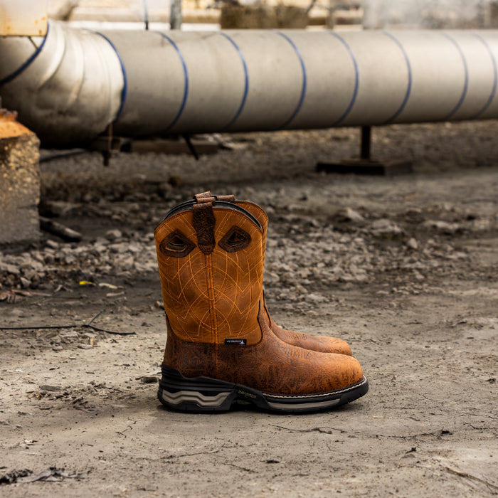 Wolverine® Men's Waterproof Rancher Infinity Pull On Energy Bound™ Composite Toe Wellington Boots