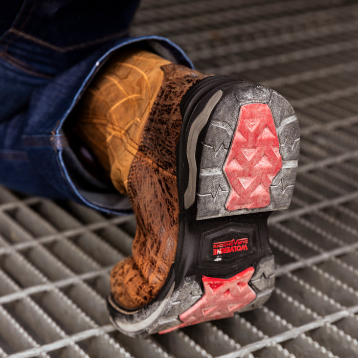 Wolverine® Men's Waterproof Rancher Infinity Pull On Energy Bound™ Composite Toe Wellington Boots