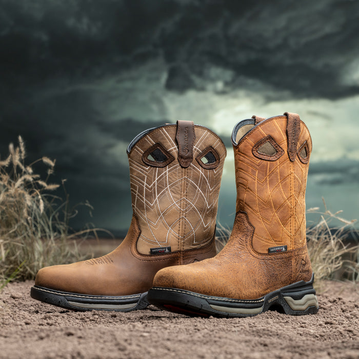 Wolverine® Men's Waterproof Rancher Infinity Pull On Energy Bound™ Composite Toe Wellington Boots
