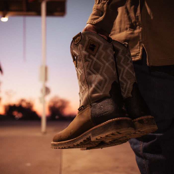 Wolverine® Men's Waterproof Rancher Pro HyperRest™ Steel Toe Wellington Boots - Titanium - W250030