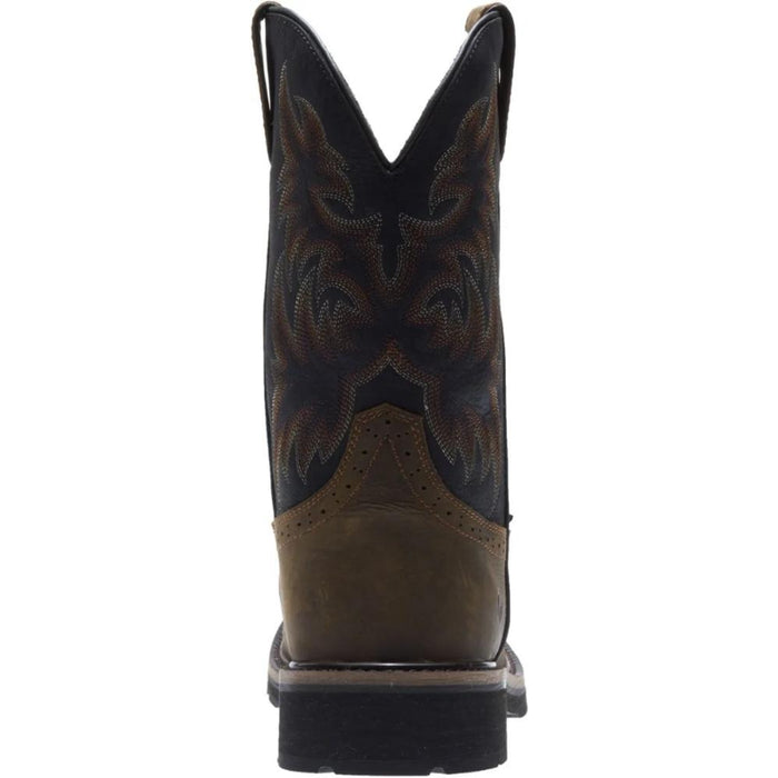 Wolverine® Men's Waterproof Rancher Soft Toe Wellington Boots - Black/Brown - W10768
