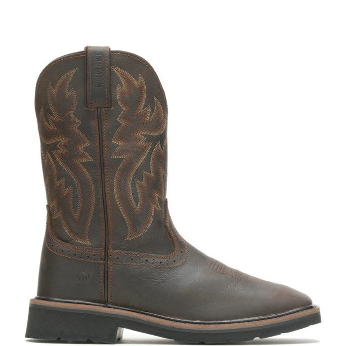 Wolverine® Men's Waterproof Rancher Soft Toe Wellington Boots - Dark Brown/Rust - W10704
