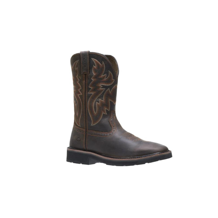 Wolverine® Men's Waterproof Rancher Soft Toe Wellington Boots - Dark Brown/Rust - W10704
