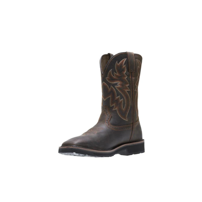 Wolverine® Men's Waterproof Rancher Soft Toe Wellington Boots - Dark Brown/Rust - W10704