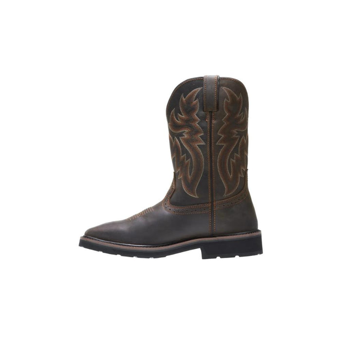 Wolverine® Men's Waterproof Rancher Soft Toe Wellington Boots - Dark Brown/Rust - W10704