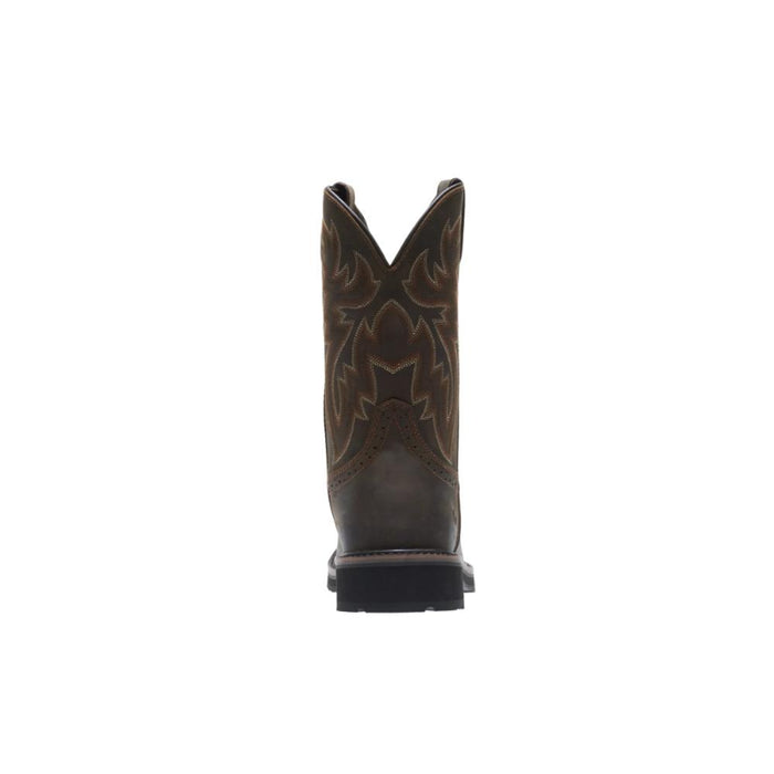 Wolverine® Men's Waterproof Rancher Soft Toe Wellington Boots - Dark Brown/Rust - W10704