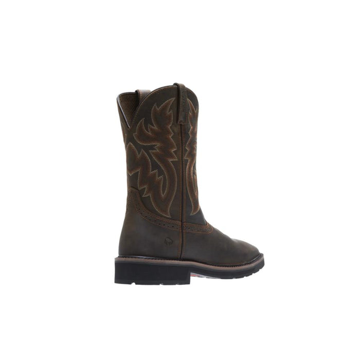 Wolverine® Men's Waterproof Rancher Soft Toe Wellington Boots - Dark Brown/Rust - W10704