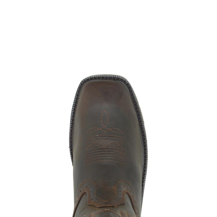 Wolverine® Men's Waterproof Rancher Soft Toe Wellington Boots - Dark Brown/Rust - W10704