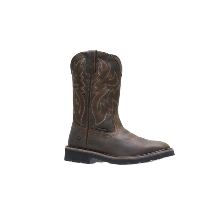 Wolverine® Men's Waterproof Rancher Steel Toe Wellington Boots - Dark Brown - W10702