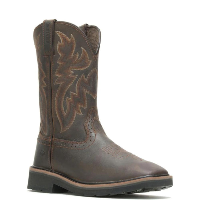 Wolverine® Men's Waterproof Rancher Steel Toe Wellington Boots - Dark Brown - W10702