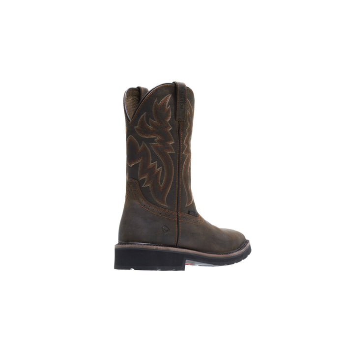 Wolverine® Men's Waterproof Rancher Steel Toe Wellington Boots - Dark Brown - W10702