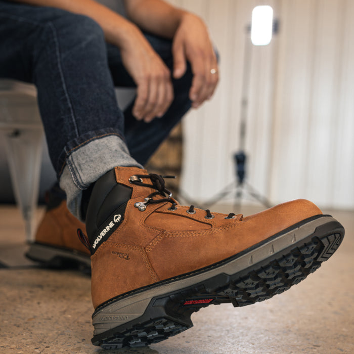 Wolverine® Men's Waterproof Reforce Energy Bound™ 6" Boots - Cashew - W241023
