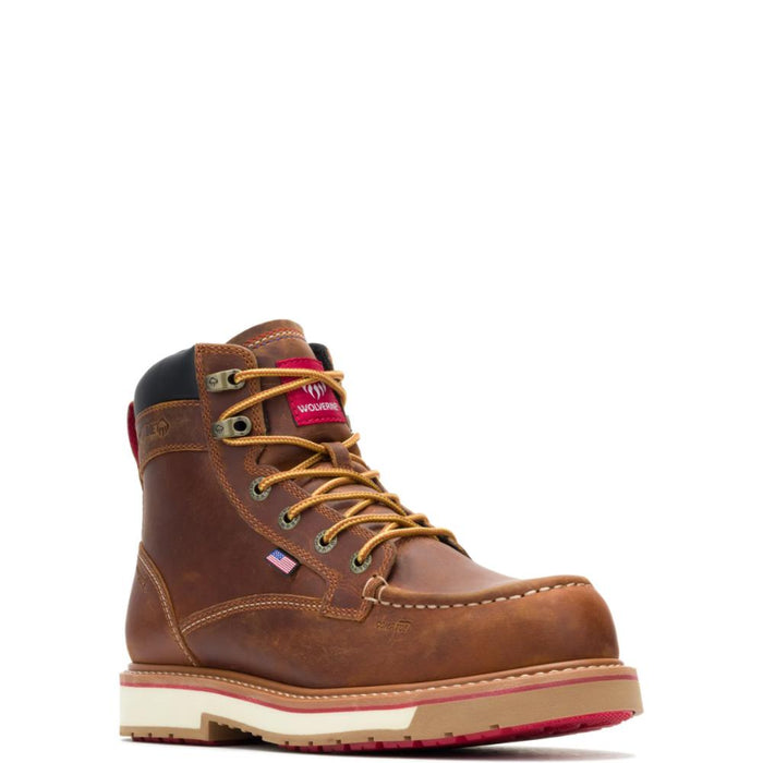 Wolverine® Men's Waterproof Reloader USA Composite Toe 6" Boots - Tobacco - W271001