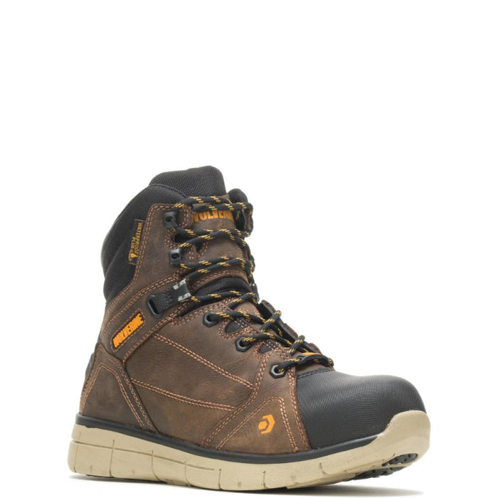 Wolverine® Men's Waterproof Rigger Composite Toe 6" Boots - Summer Brown - W10797