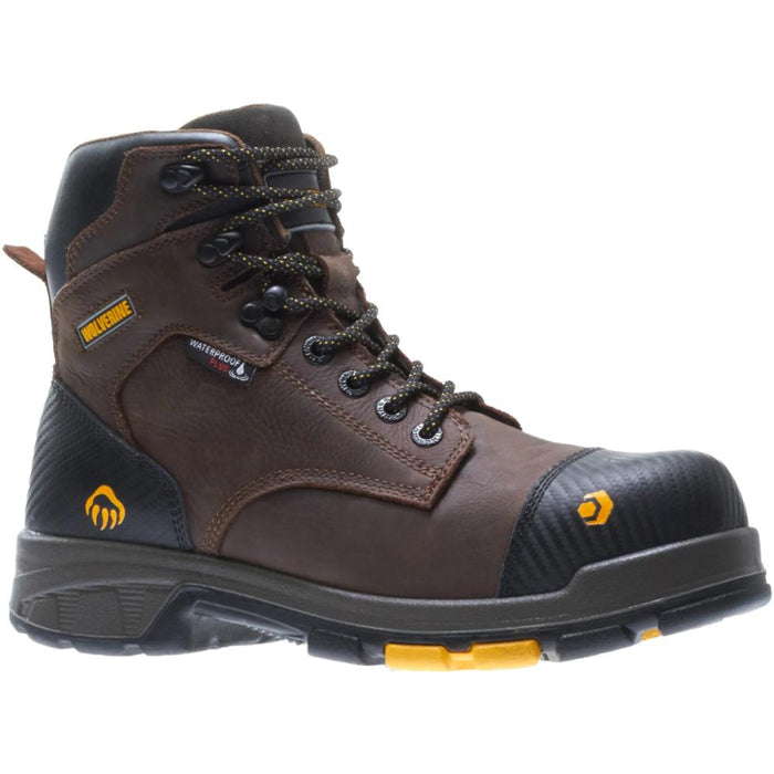 Wolverine® Men's Waterproof Soft Toe 6" Boots with Met-Guard - Dark Brown - W10706