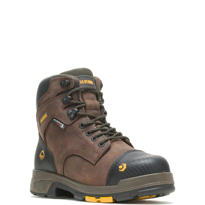 Wolverine® Men's Waterproof Soft Toe 6" Boots with Met-Guard - Dark Brown - W10706