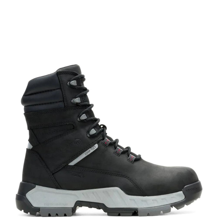 Wolverine® Men's Waterproof Tarmac - II Composite Toe 8" Boots - Black - W261027