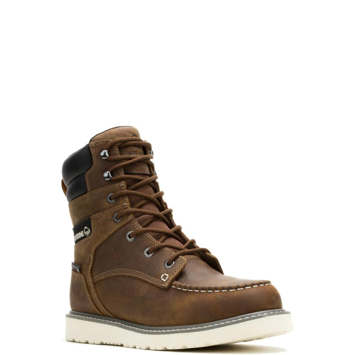 Wolverine® Men's Waterproof Trade Wedge Composite Toe 8" Boots - Sudan Brown - W251055