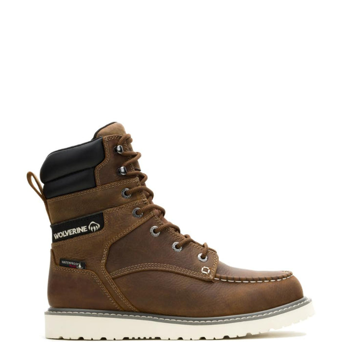 Wolverine® Men's Waterproof Trade Wedge Composite Toe 8" Boots - Sudan Brown - W251055