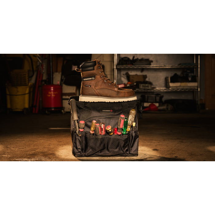 Wolverine® Men's Waterproof Trade Wedge Composite Toe 8" Boots - Sudan Brown - W251055