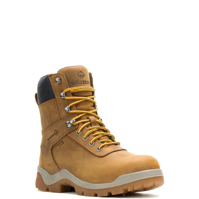 Wolverine® Men's Waterproof Vantage HyperRest® Composite Toe 8" Boots - Dark Tan - W251143