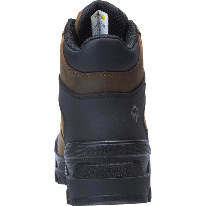 Wolverine® Men's Waterproof Warrior Composite Toe 6" Boots with Met-Guard - Dark Coffee - W10942