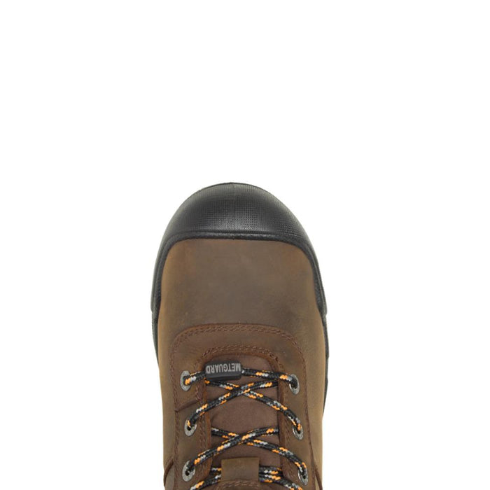 Wolverine® Men's Waterproof Warrior Composite Toe 6" Boots with Met-Guard - Dark Coffee - W10942