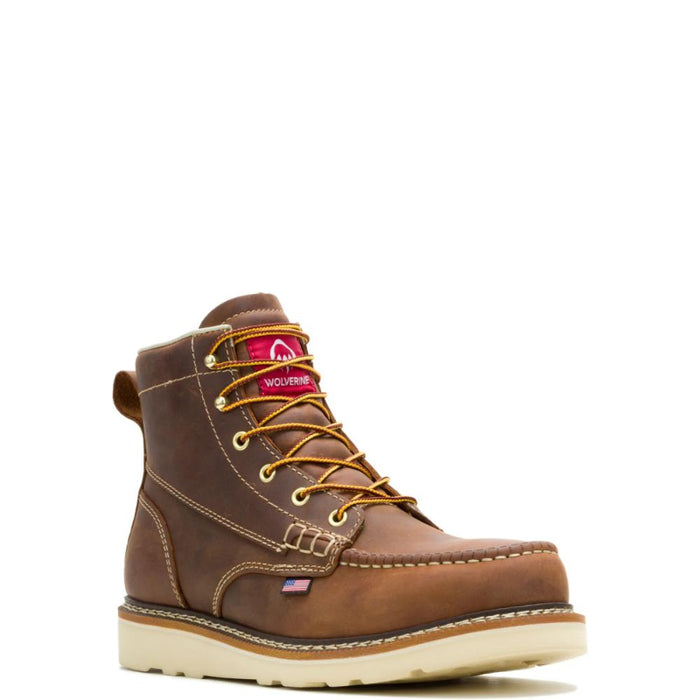 Wolverine® Men's Workshop Wedge Composite Toe 6" Boots - Brown - W261060