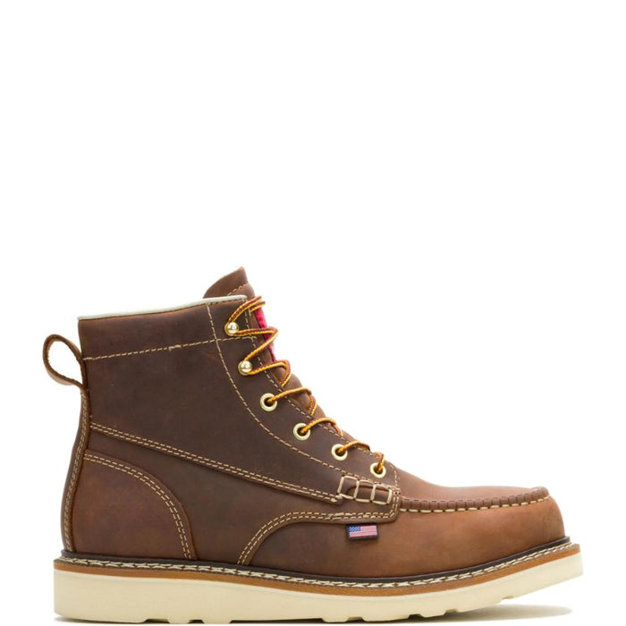 Wolverine® Men's Workshop Wedge Composite Toe 6" Boots - Brown - W261060