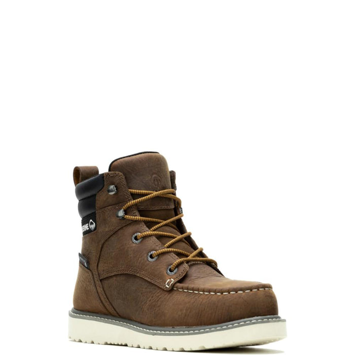 Wolverine® Women's Trade Wedge  Waterproof & Lightweight Steel Toe 6" Boots - Sudan Brown - W231106