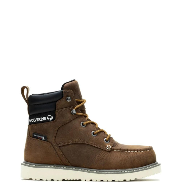 Wolverine® Women's Trade Wedge  Waterproof & Lightweight Steel Toe 6" Boots - Sudan Brown - W231106