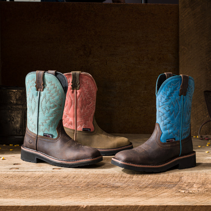 Wolverine® Women's Waterproof Rancher Arrow Steel Toe Wellington Boots